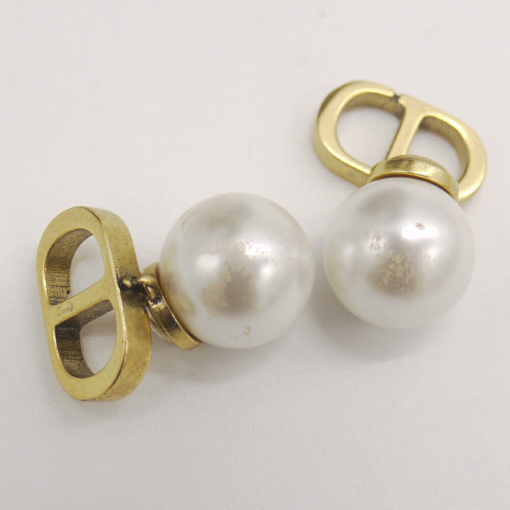 Christian Dior Tribal Earrings with Resin Pearls - Picture 4 of 4